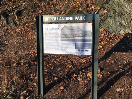 Upper Landing Park sign