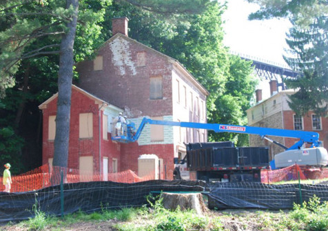 Start of renovation on Reynolds House 